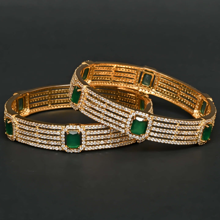 CZ Emerald Bangles