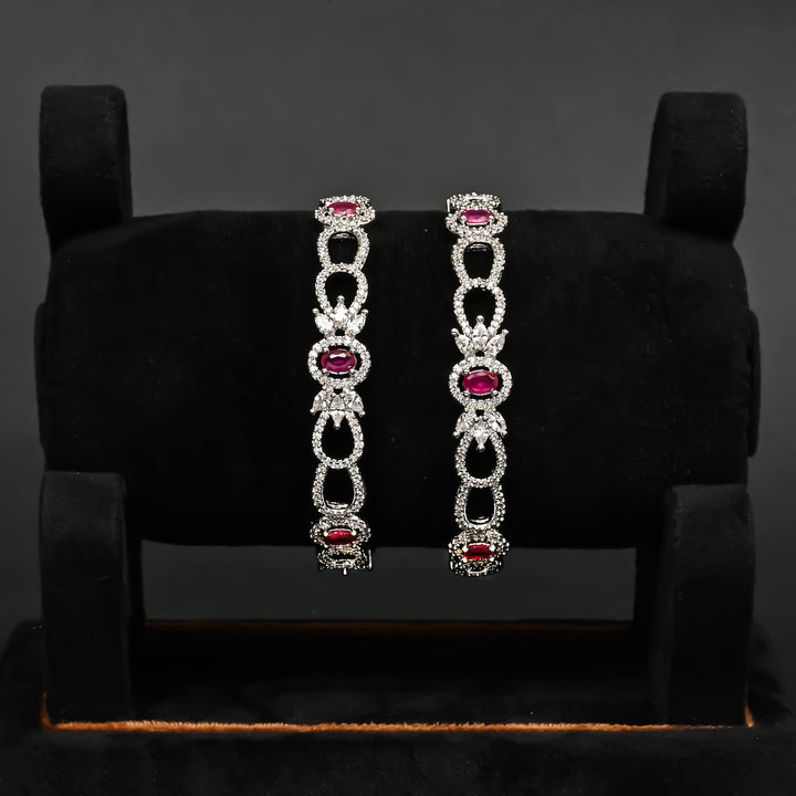 CZ Ruby Bangles