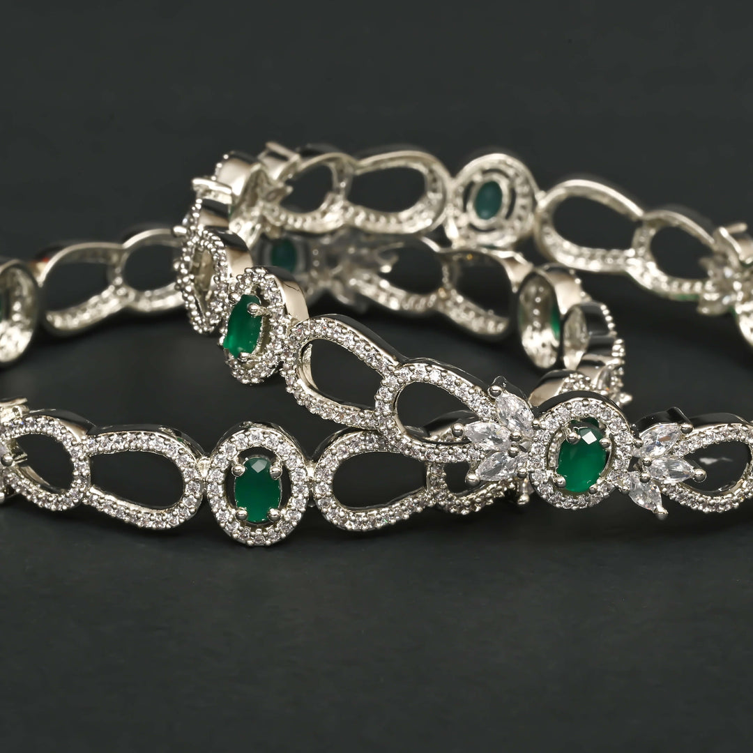 CZ Emerald Bangles