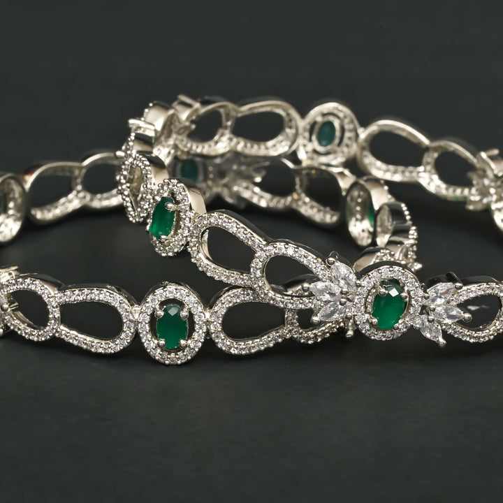 CZ Emerald Bangles