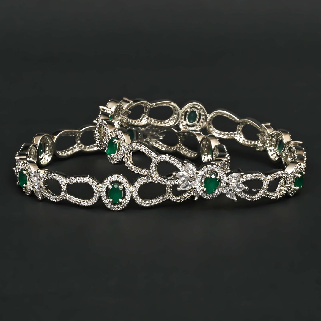 CZ Emerald Bangles