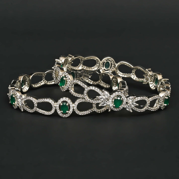 CZ Emerald Bangles