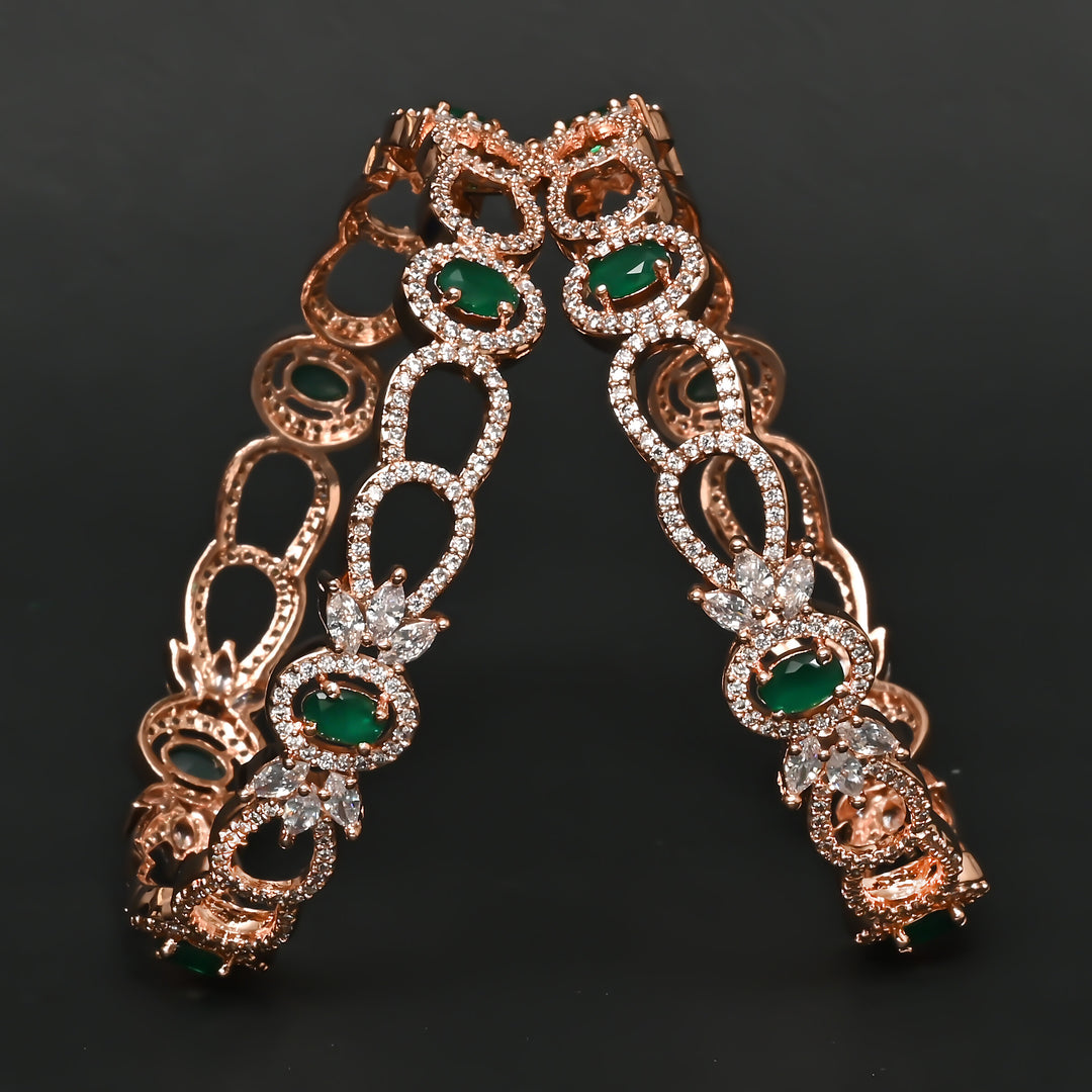 CZ Emerald Bangles