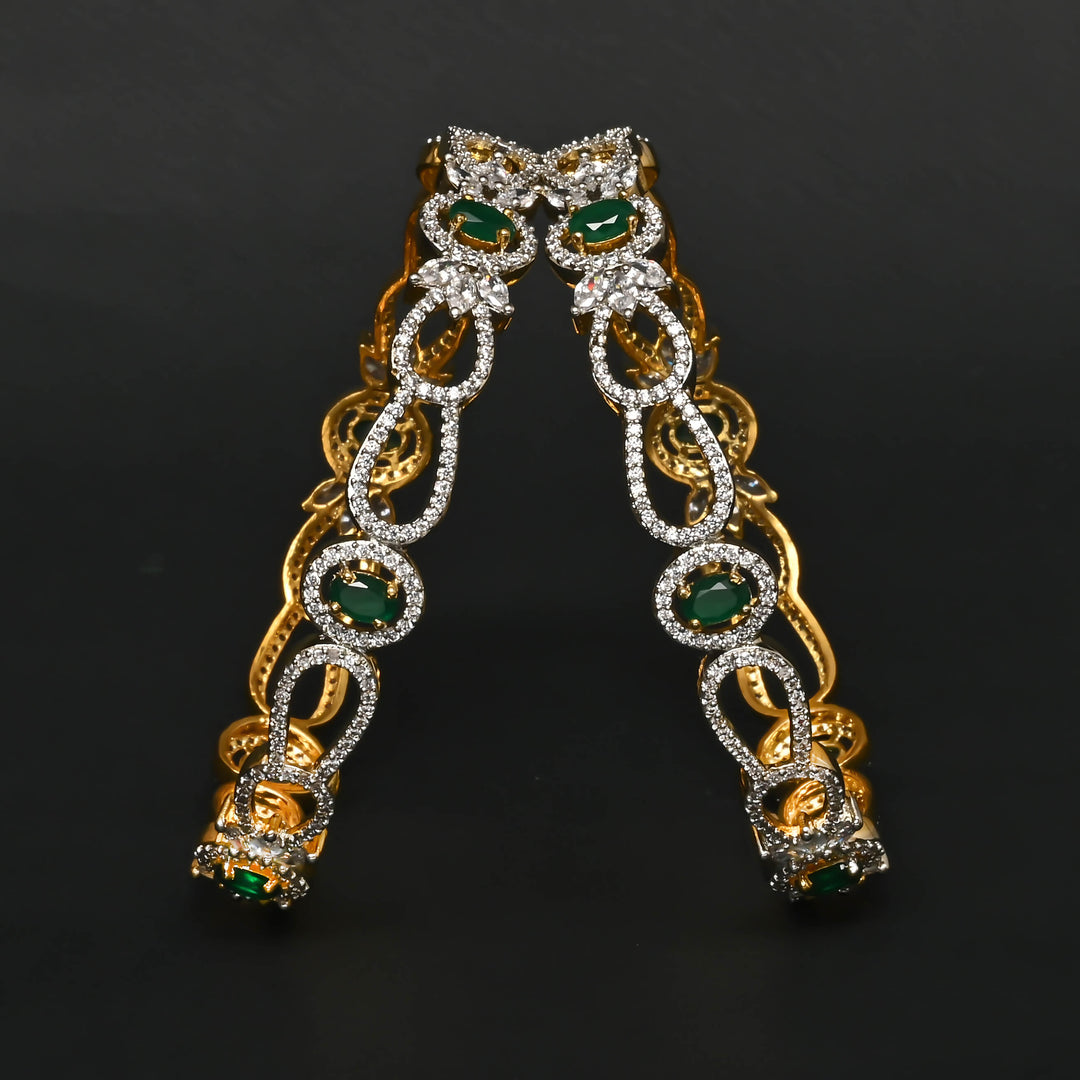 CZ Emerald Bangles