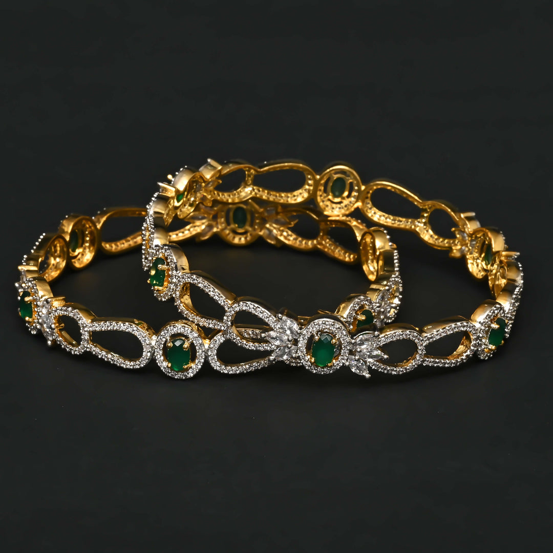 CZ Emerald Bangles