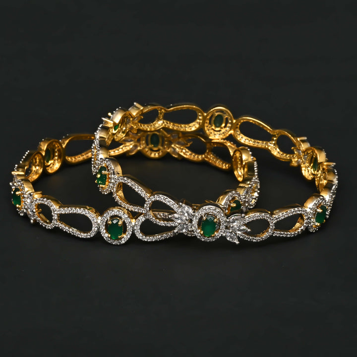 CZ Emerald Bangles