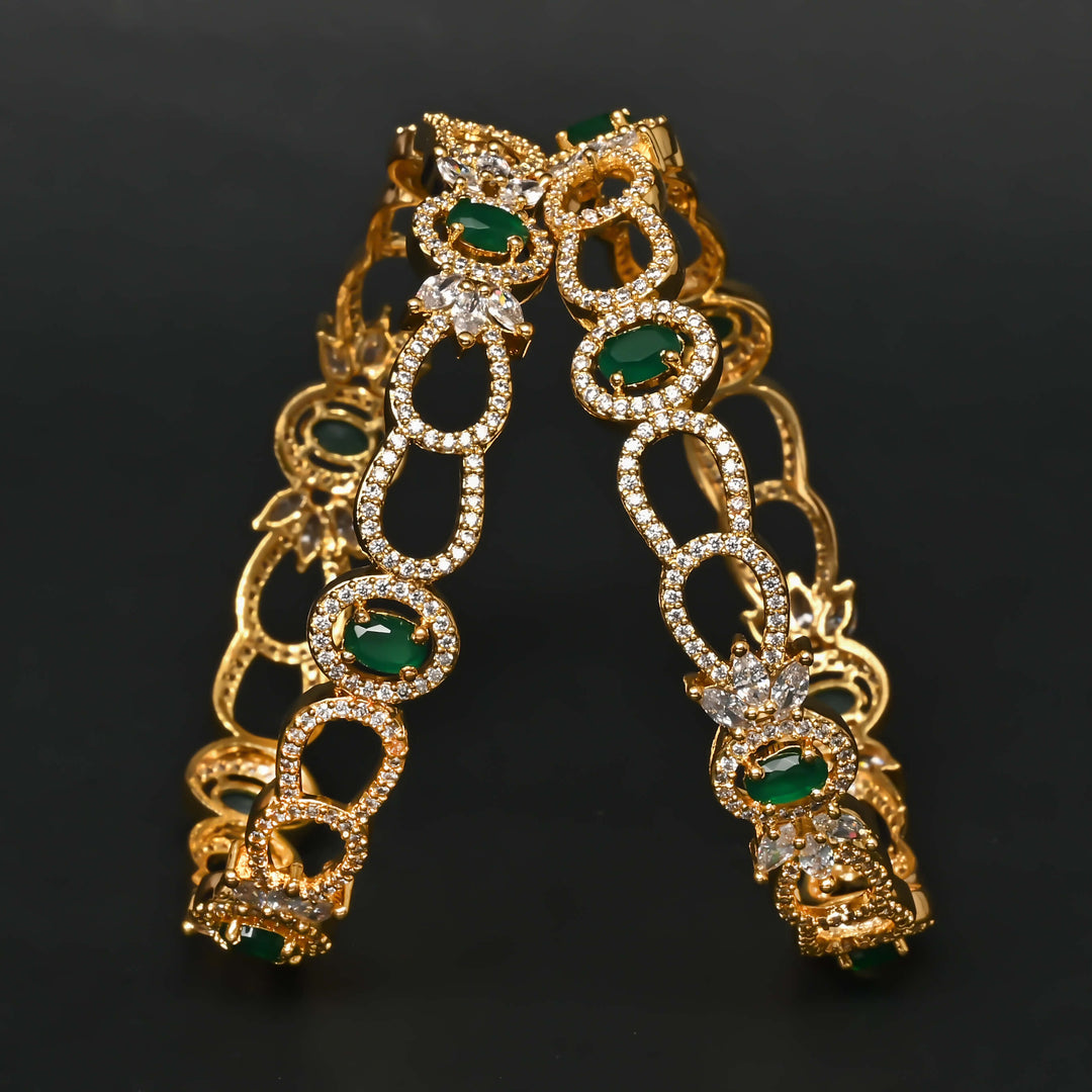 CZ Emerald Bangles