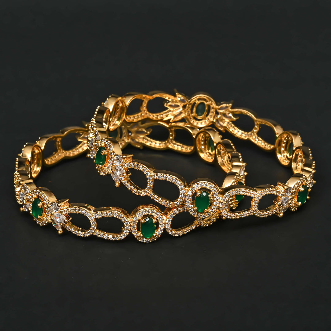 CZ Emerald Bangles