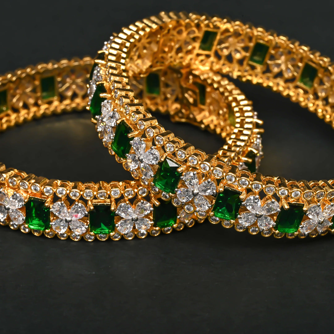 CZ Emerald Bangles