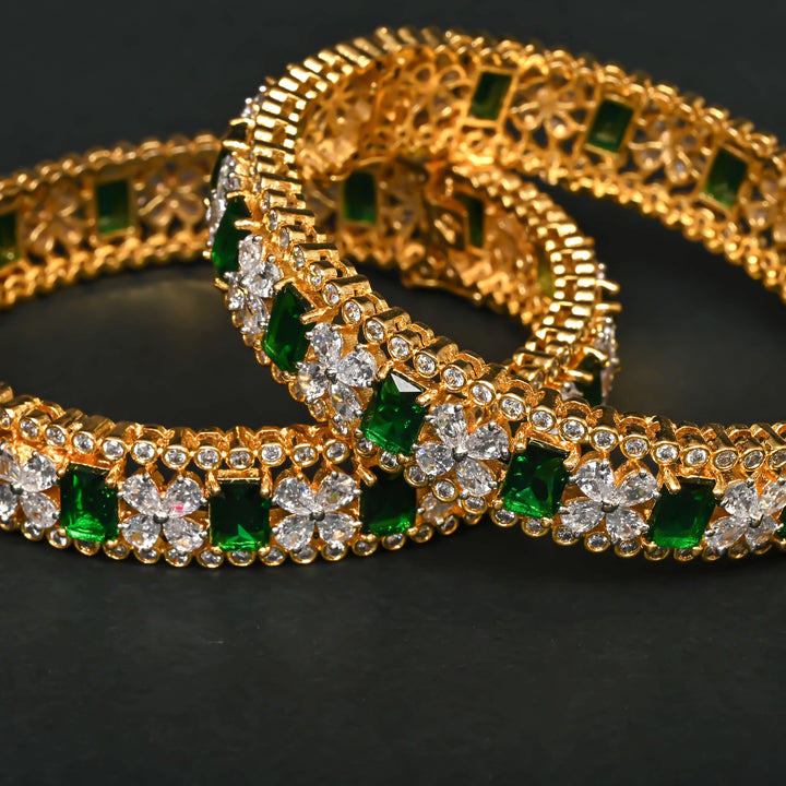 CZ Emerald Bangles