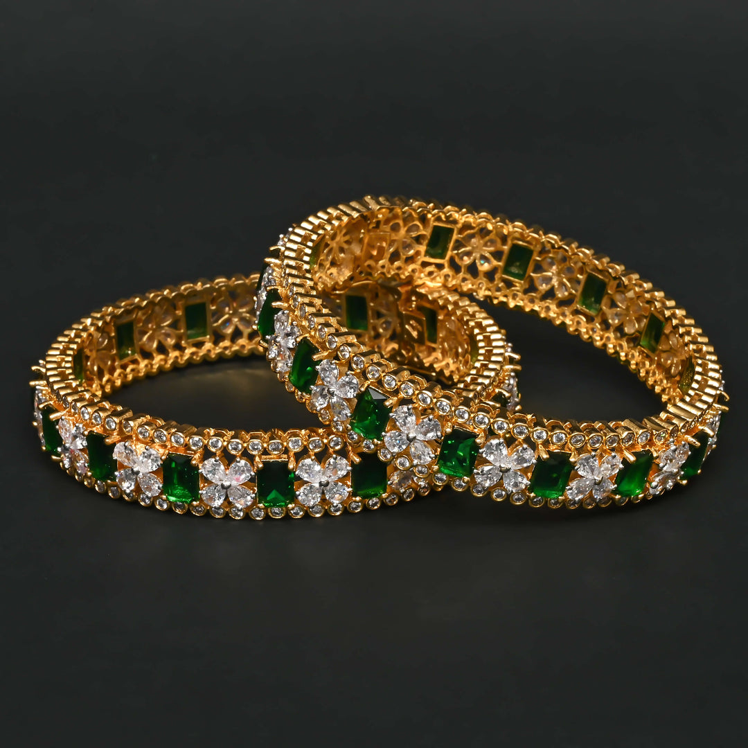 CZ Emerald Bangles