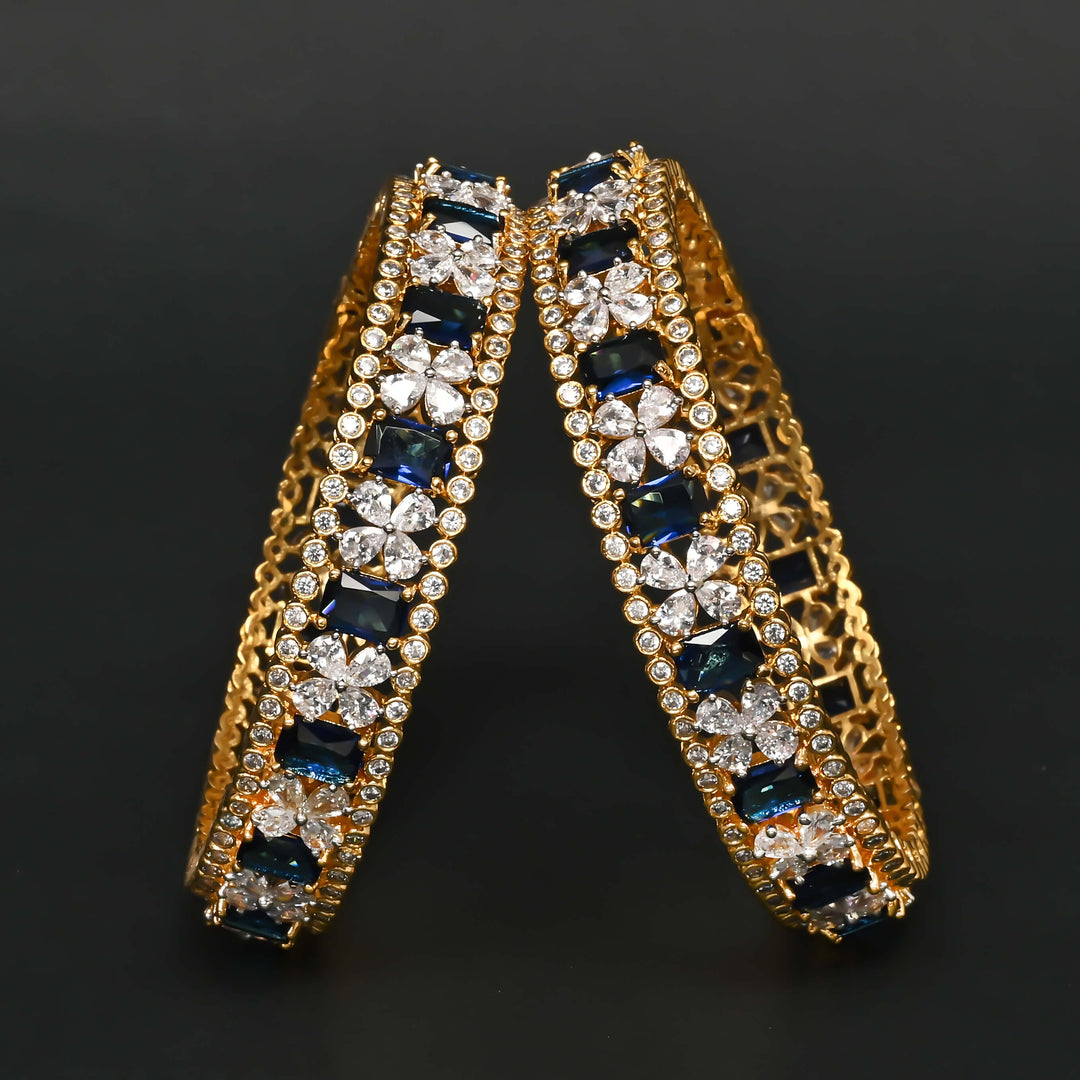 CZ Sapphire Bangles