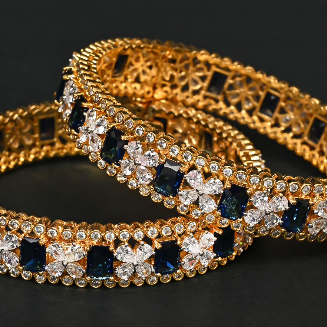 CZ Sapphire Bangles
