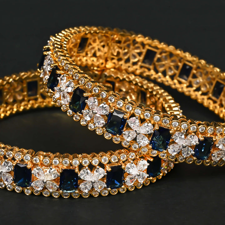 CZ Sapphire Bangles