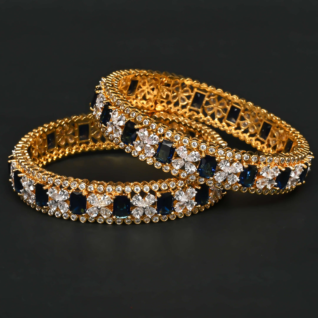 CZ Sapphire Bangles