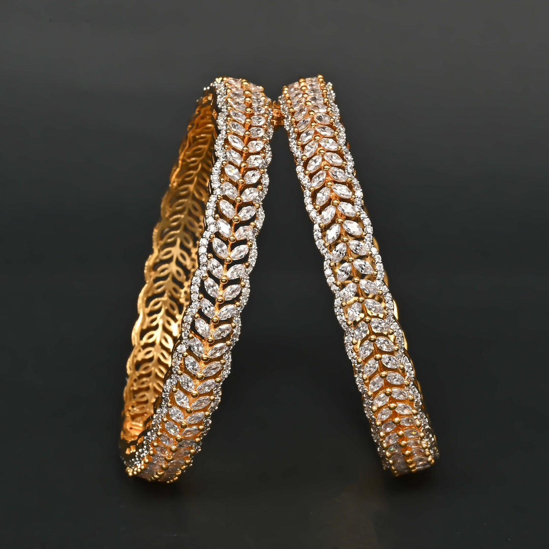 CZ Diamond Finish Bangles