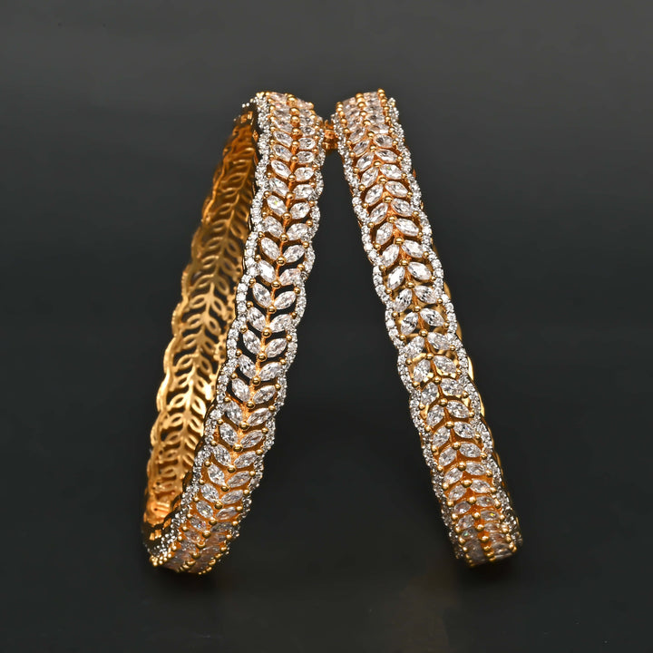 CZ Diamond Finish Bangles