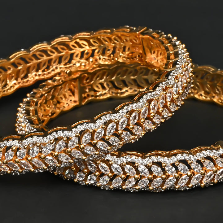 CZ Diamond Finish Bangles