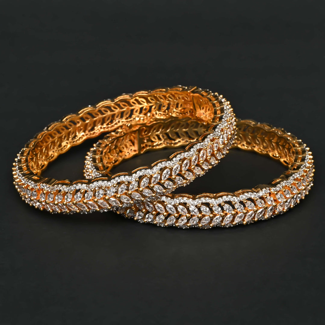 CZ Diamond Finish Bangles