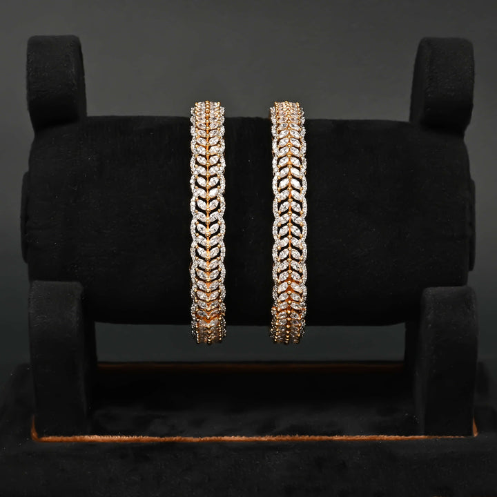 CZ Diamond Finish Bangles