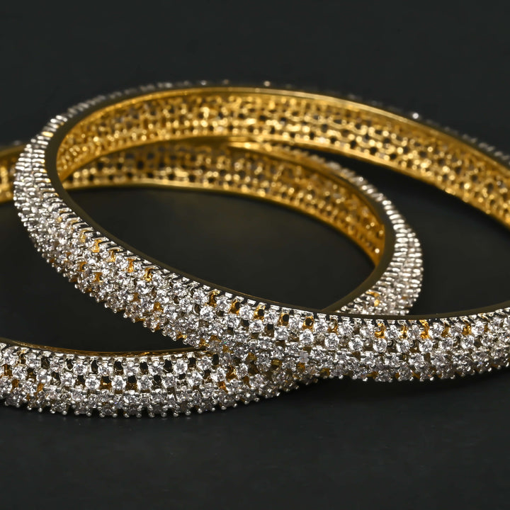 CZ Diamond Finish Bangles