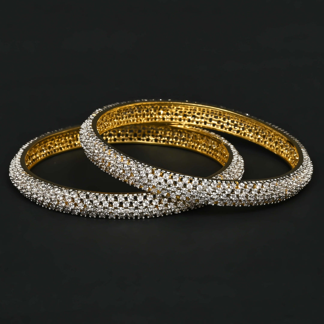 CZ Diamond Finish Bangles