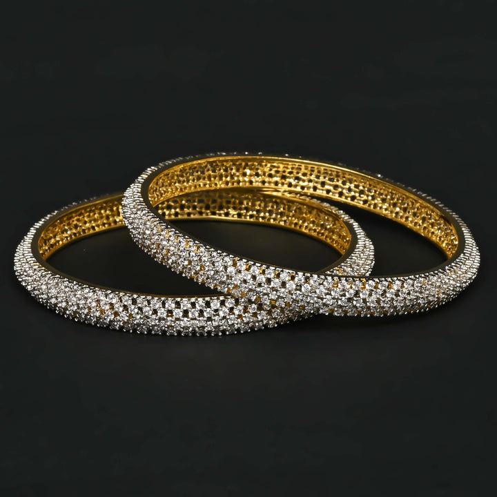 CZ Diamond Finish Bangles
