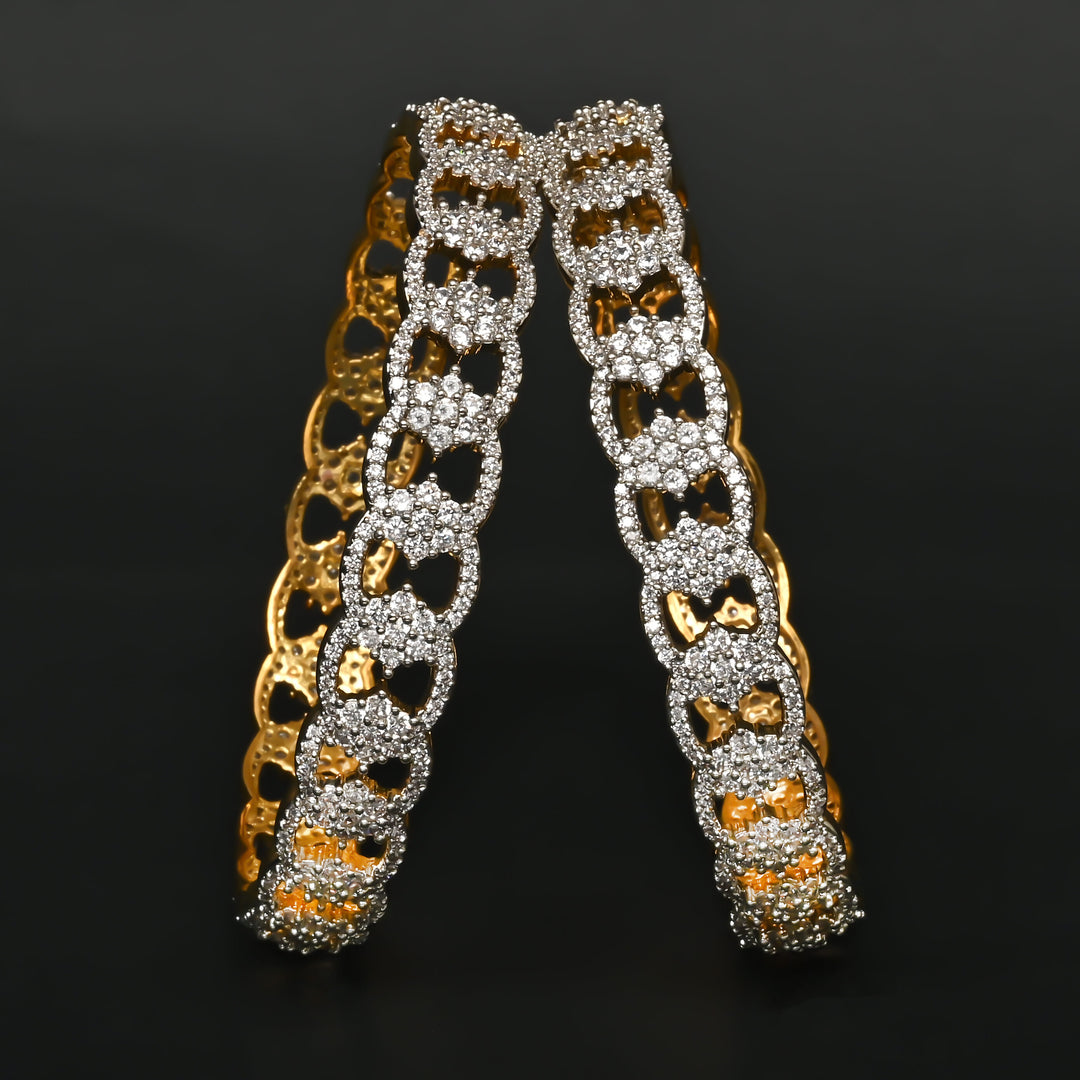 CZ Diamond Finish Bangles