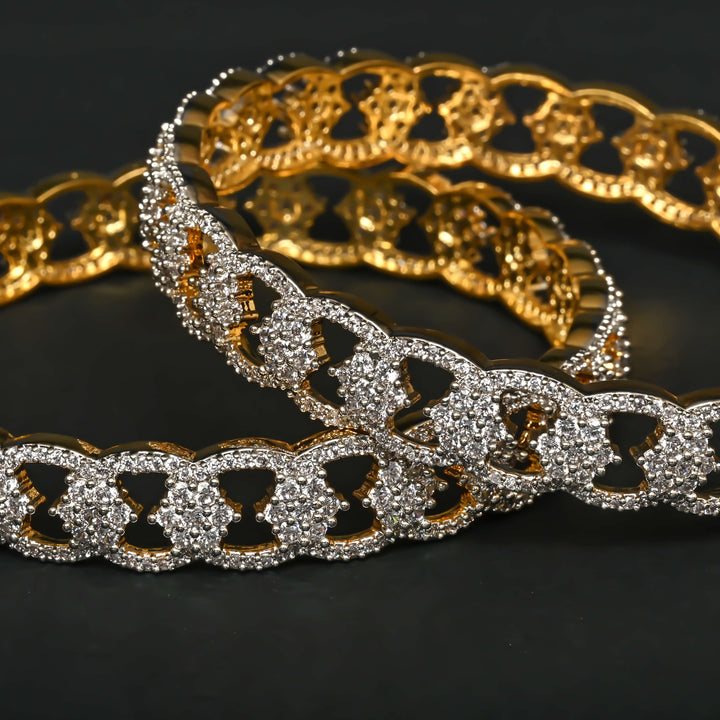 CZ Diamond Finish Bangles