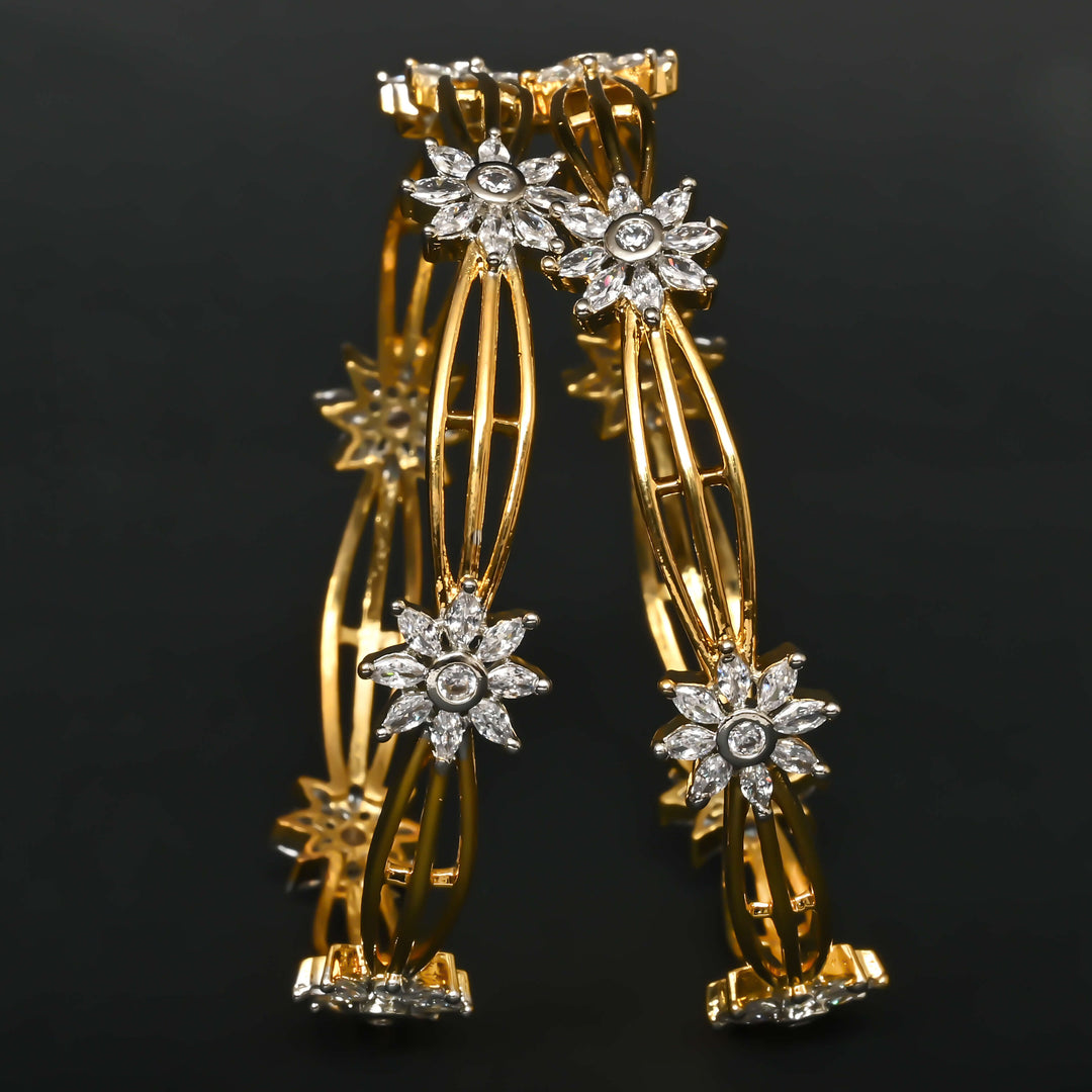 CZ Diamond Finish Bangles