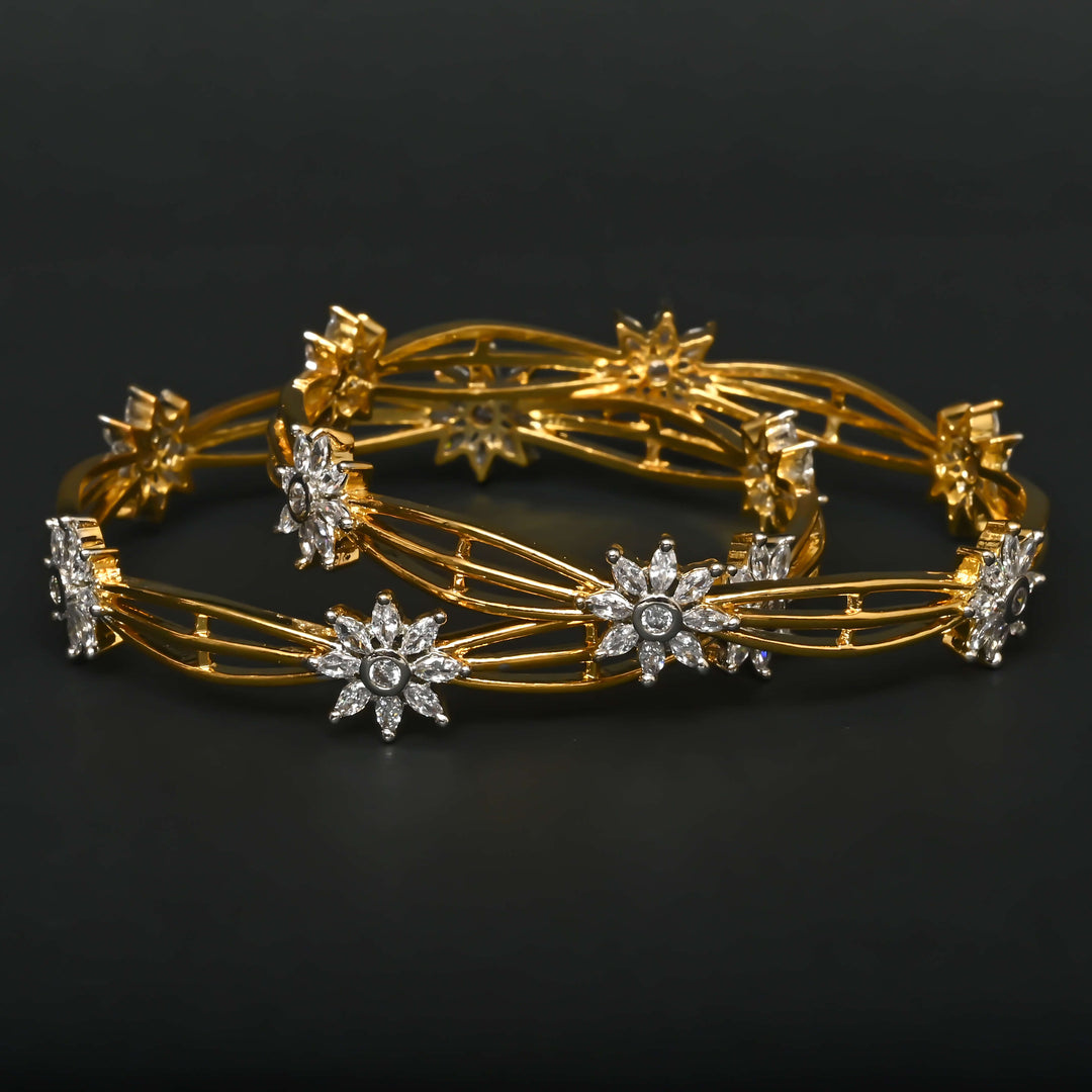 CZ Diamond Finish Bangles