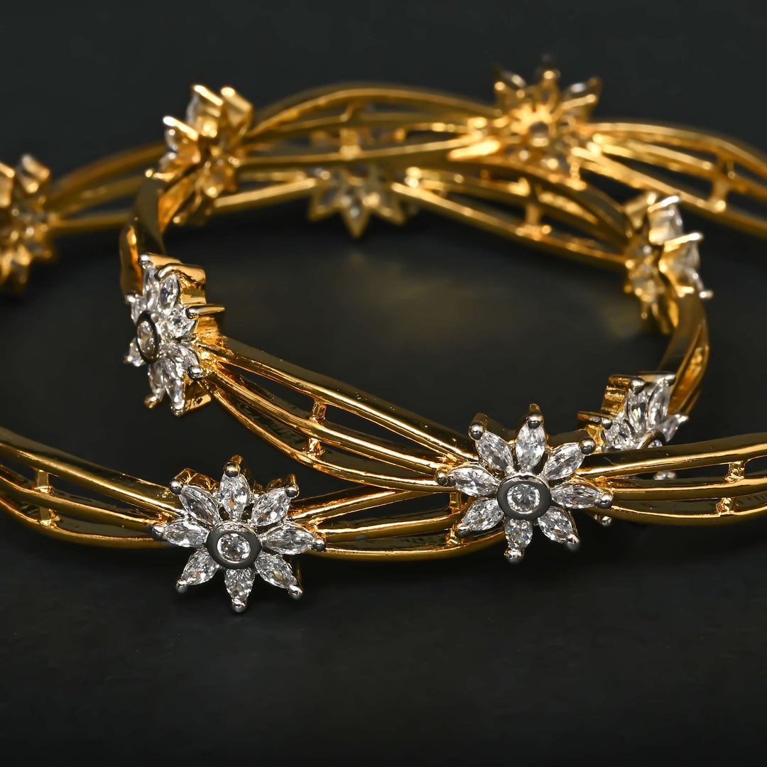 CZ Diamond Finish Bangles