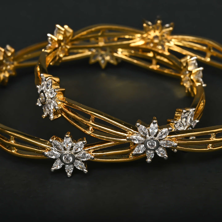 CZ Diamond Finish Bangles