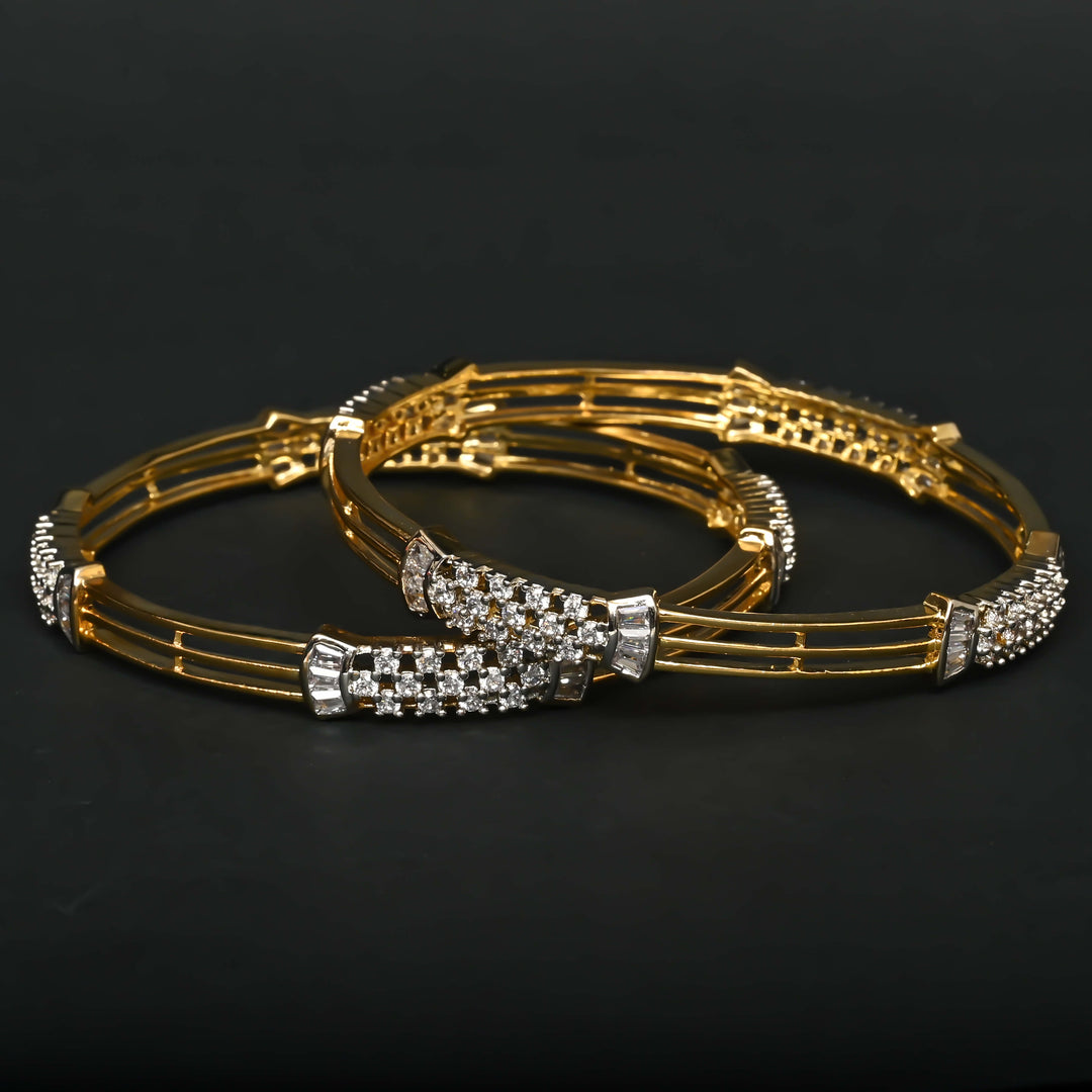 CZ Diamond Finish Bangles