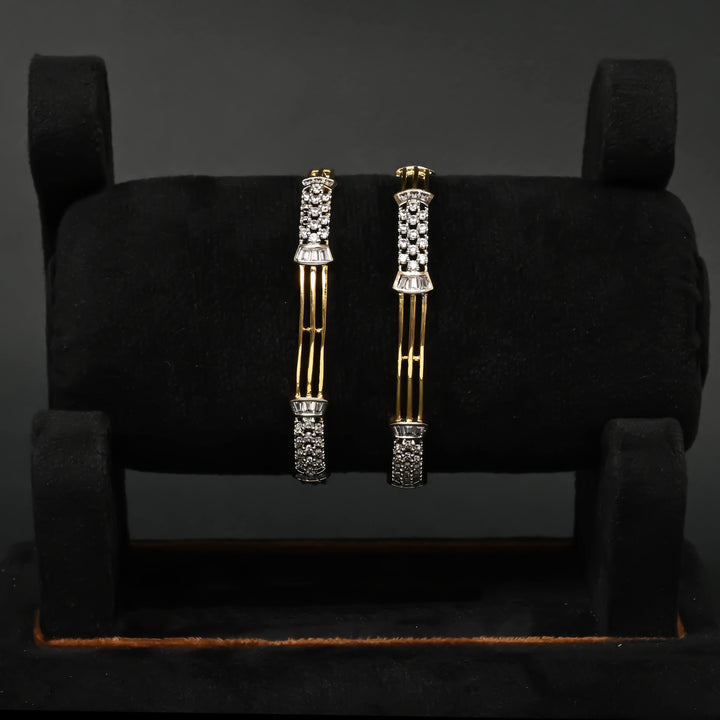 CZ Diamond Finish Bangles