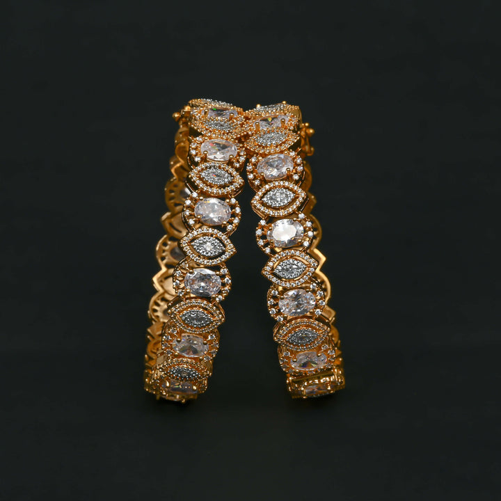 CZ Diamond Finish Bangles
