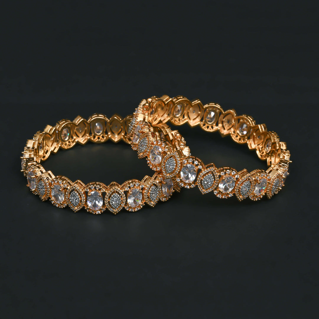 CZ Diamond Finish Bangles