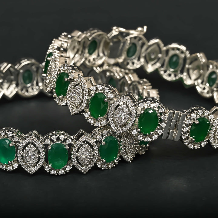 CZ Emerald Bangles