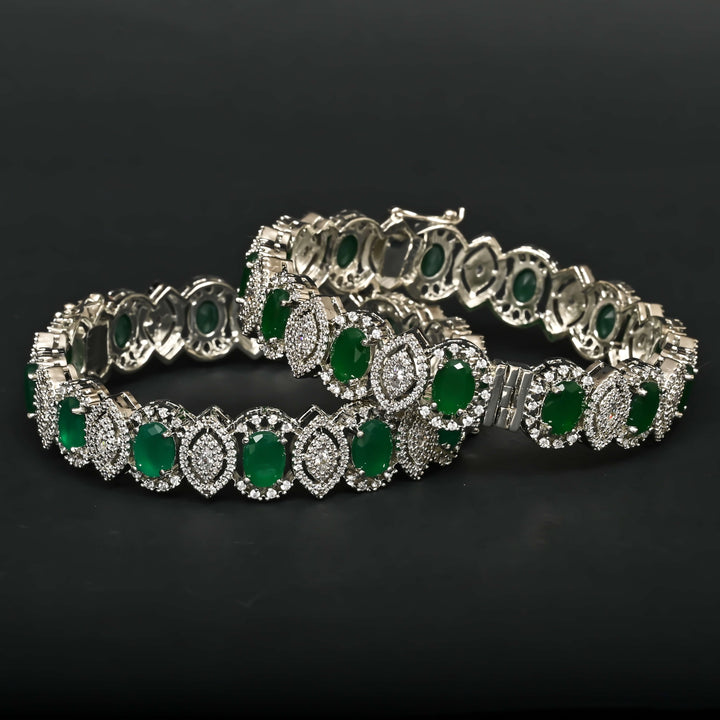 CZ Emerald Bangles