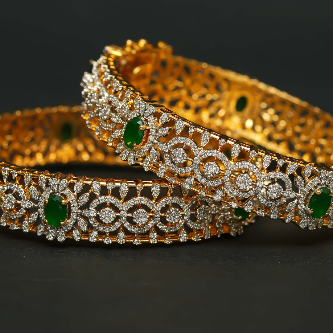 CZ Emerald Bangles