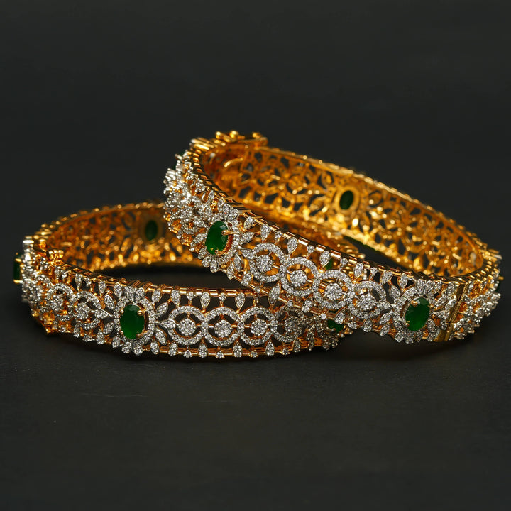 CZ Emerald Bangles