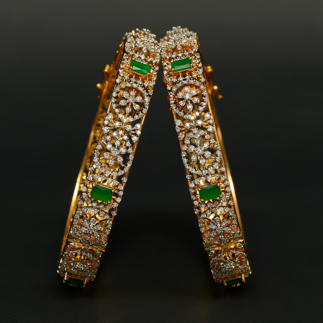 CZ Emerald Bangles