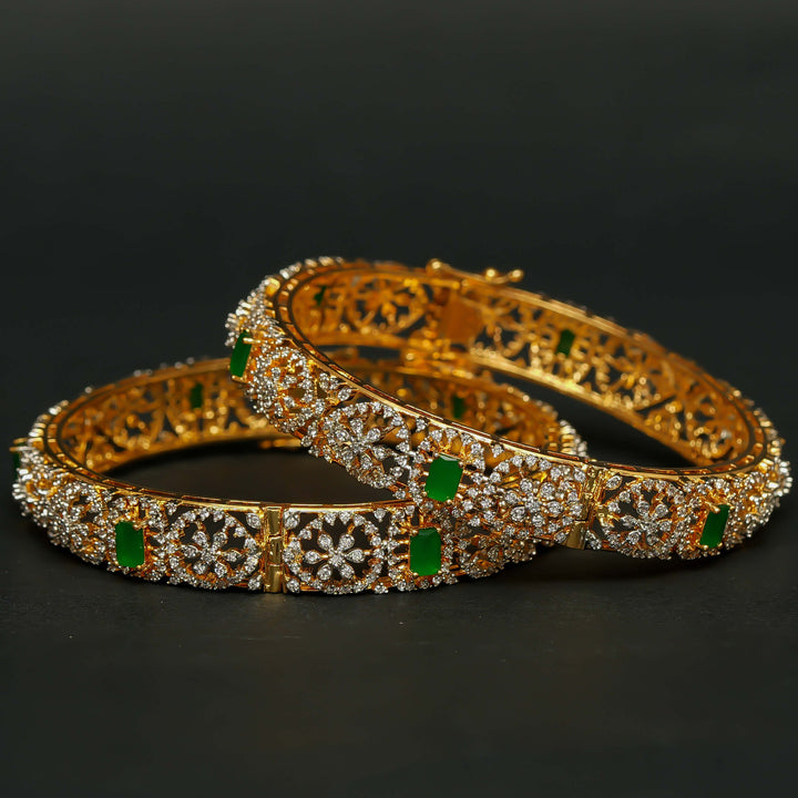 CZ Emerald Bangles