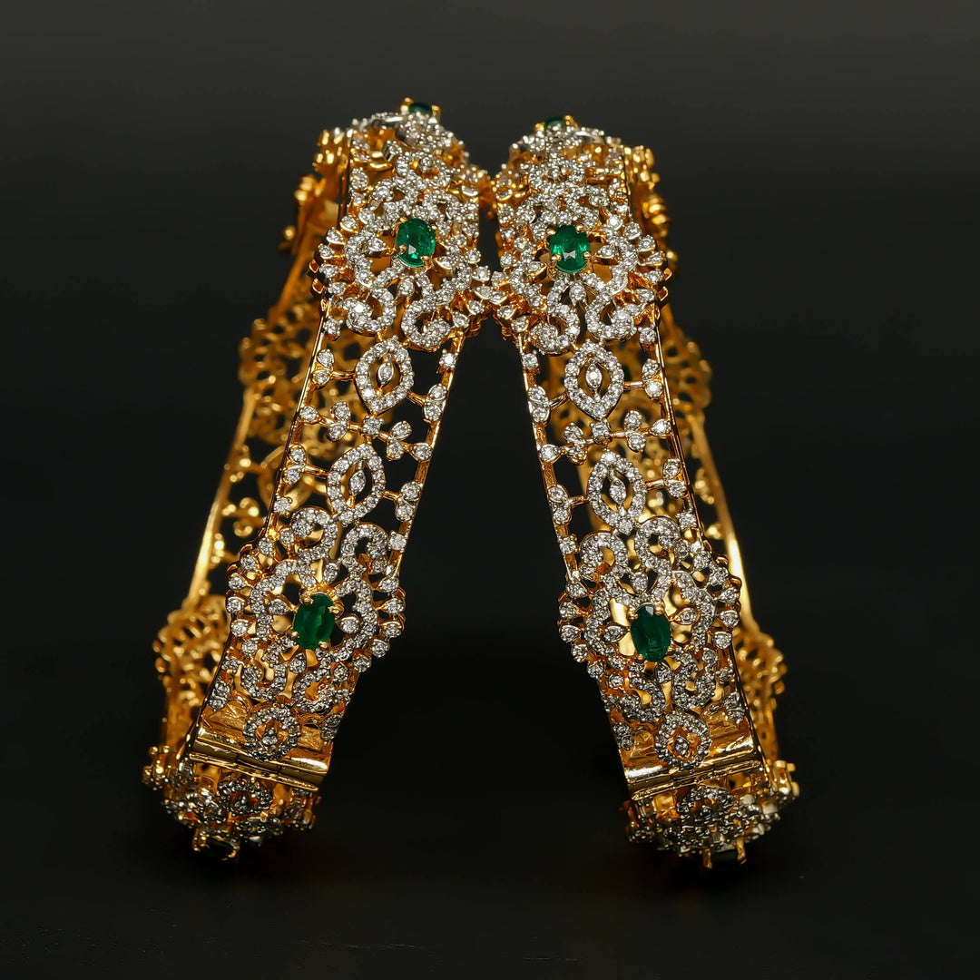 CZ Emerald Bangles