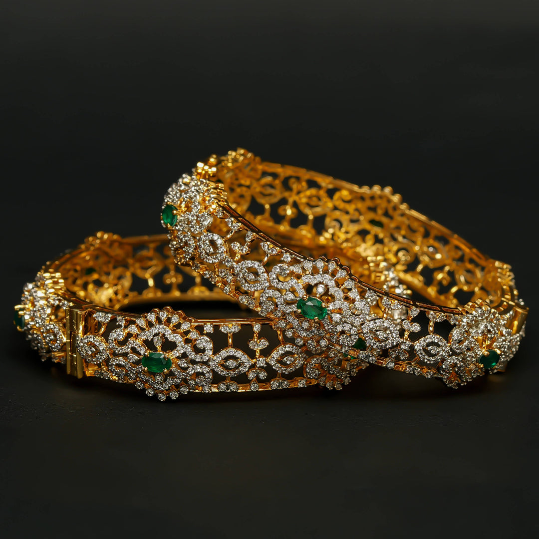 CZ Emerald Bangles