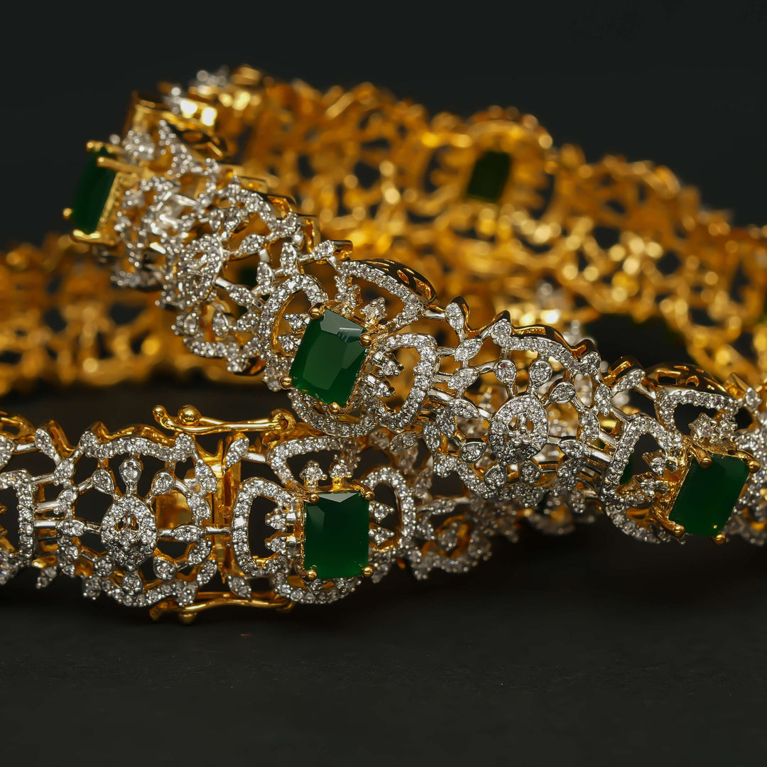 CZ Emerald Bangles