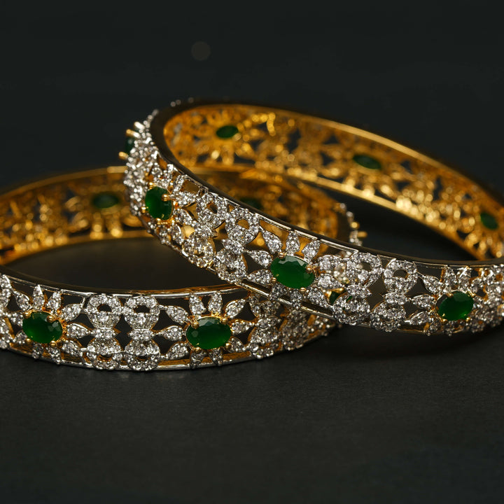 CZ Emerald Bangles