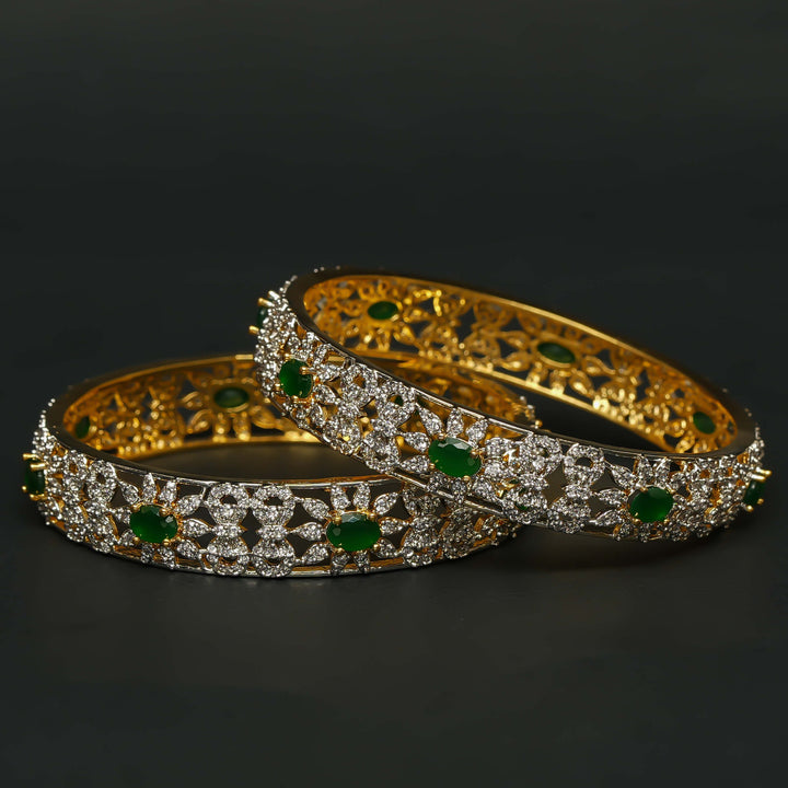 CZ Emerald Bangles
