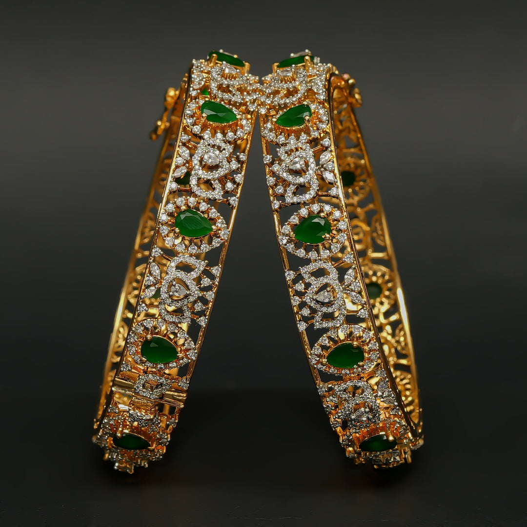 CZ Emerald Bangles