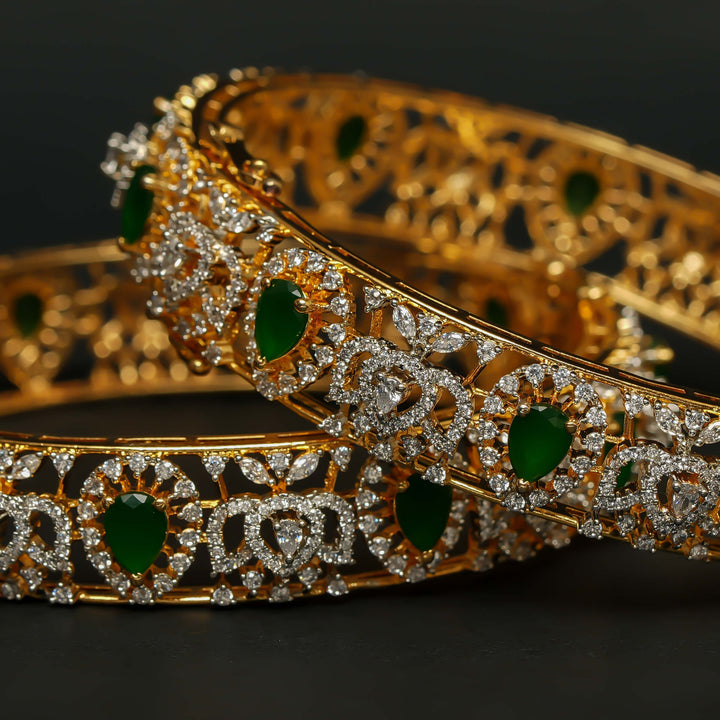 CZ Emerald Bangles